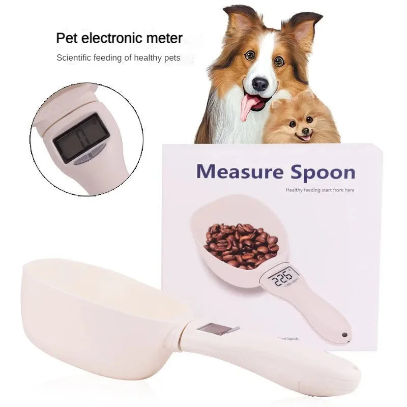 PawScoop Pro: cuchara medidora digital de alimentos para mascotas con pantalla LED 