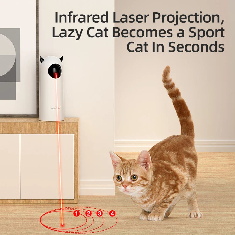 **PlayBeam – Interactive Smart Laser Toy for Cats & Dogs**