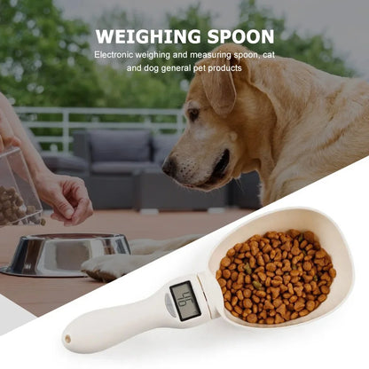 PawScoop Pro: cuchara medidora digital de alimentos para mascotas con pantalla LED 