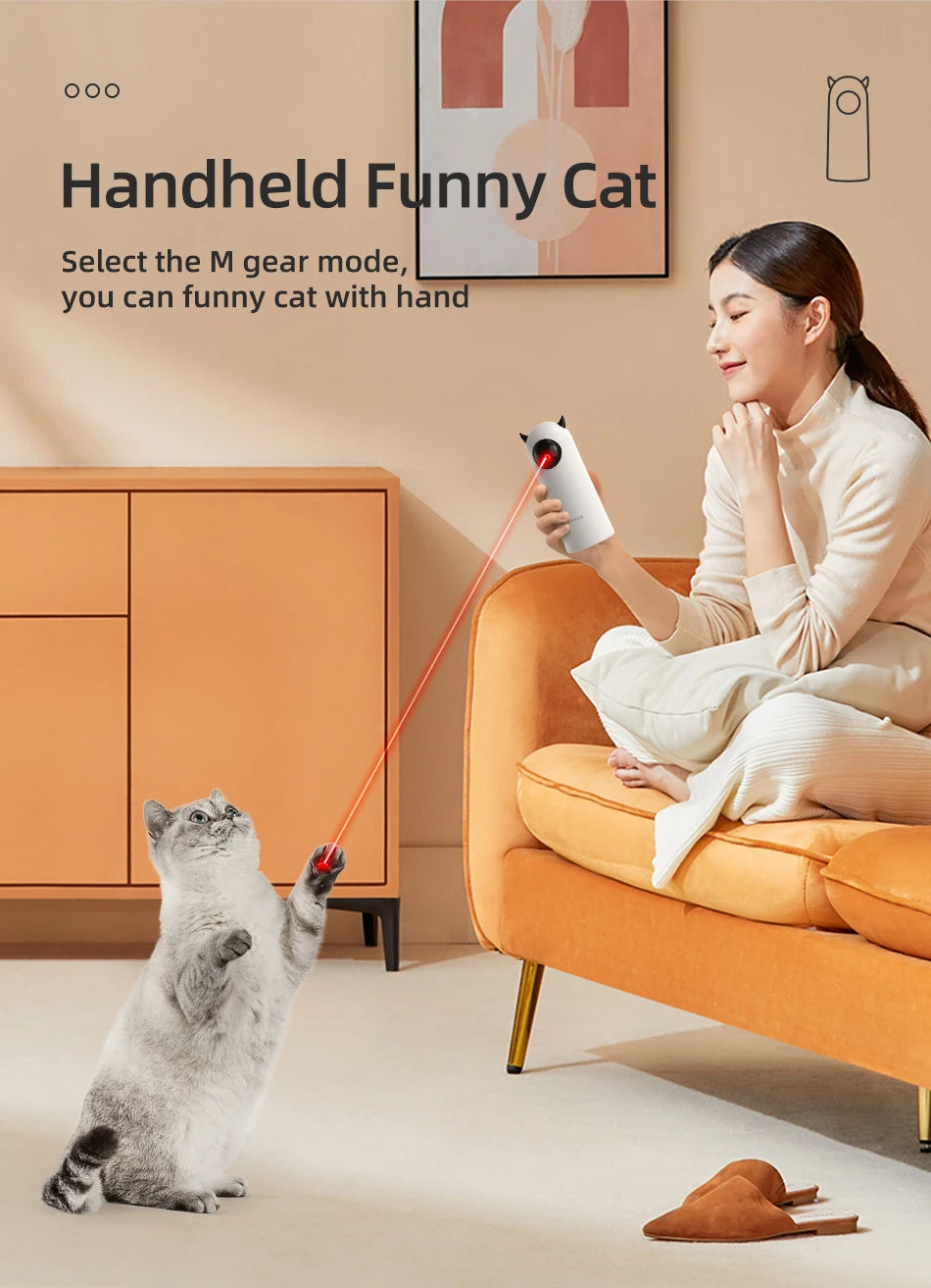 **PlayBeam – Interactive Smart Laser Toy for Cats & Dogs**