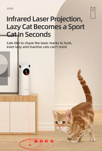 **PlayBeam – Interactive Smart Laser Toy for Cats & Dogs**